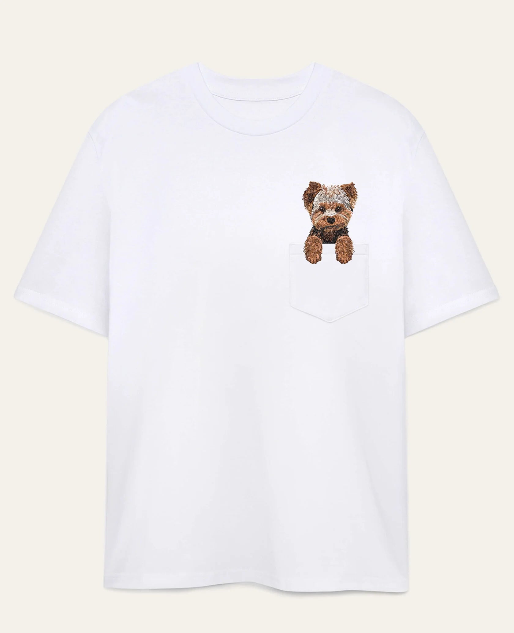 Koszulka z haftem Yorkshire terrier