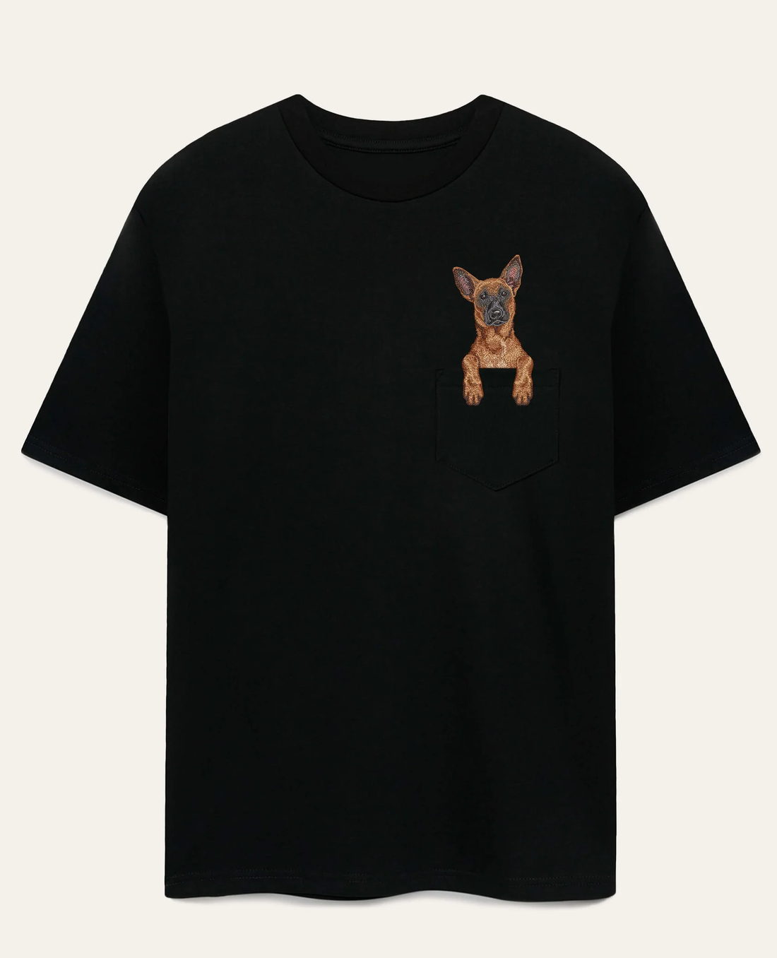 Koszulka z haftem Owczarek belgijski malinois