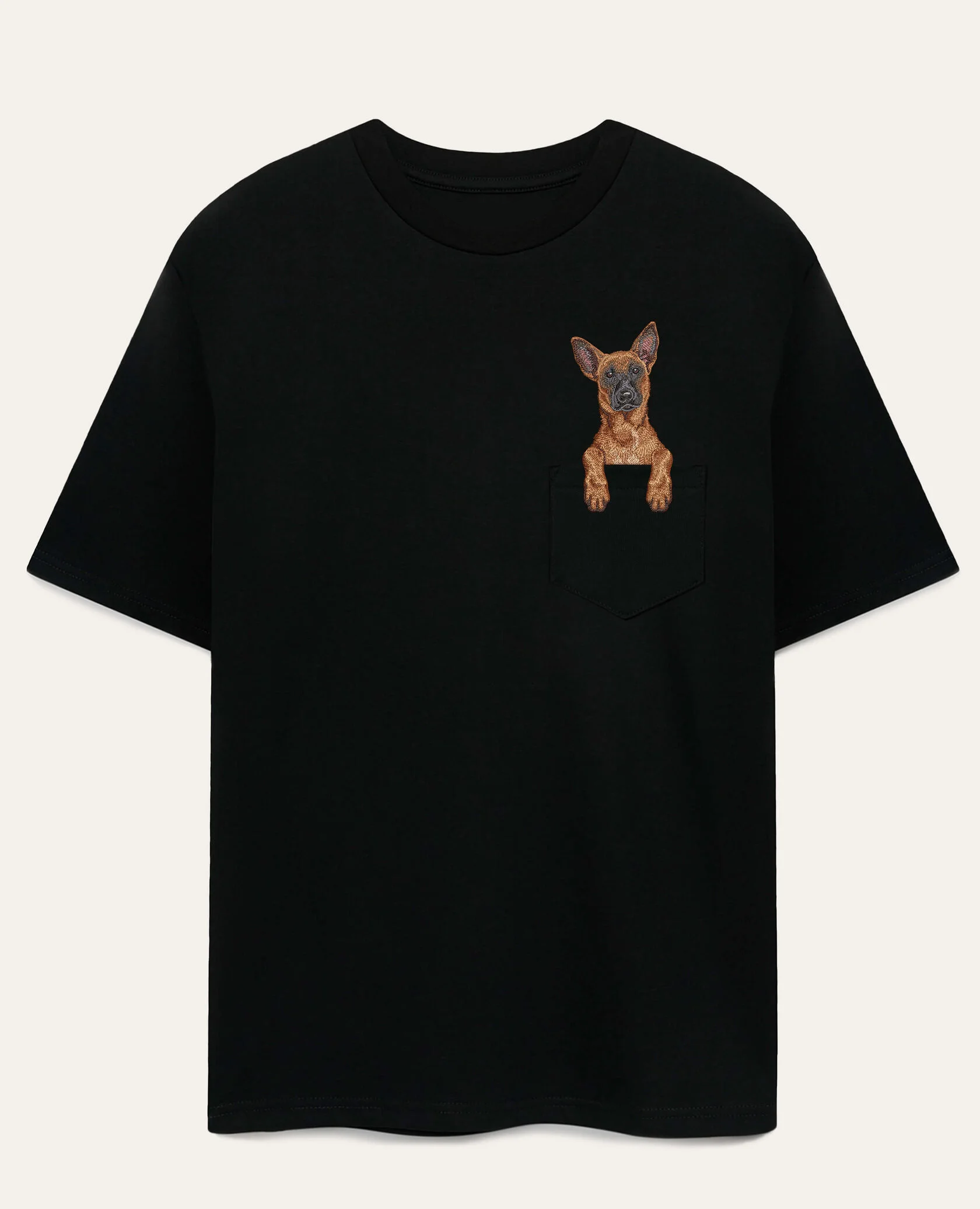 Koszulka z haftem Owczarek belgijski malinois