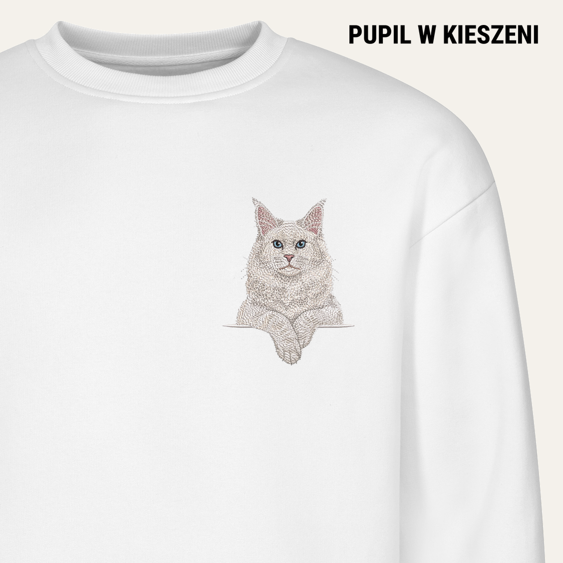 pwk-cat 1x1 white PWK-Koty-052-BLU
