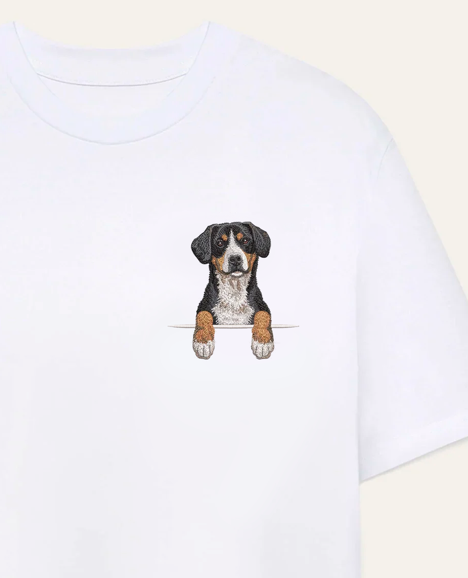Entlebucher sennenhund – koszulka z haftem