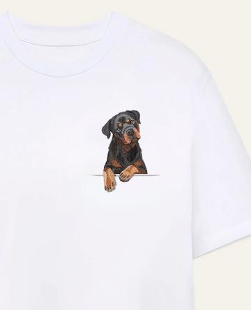 Rottweiler – koszulka z haftem