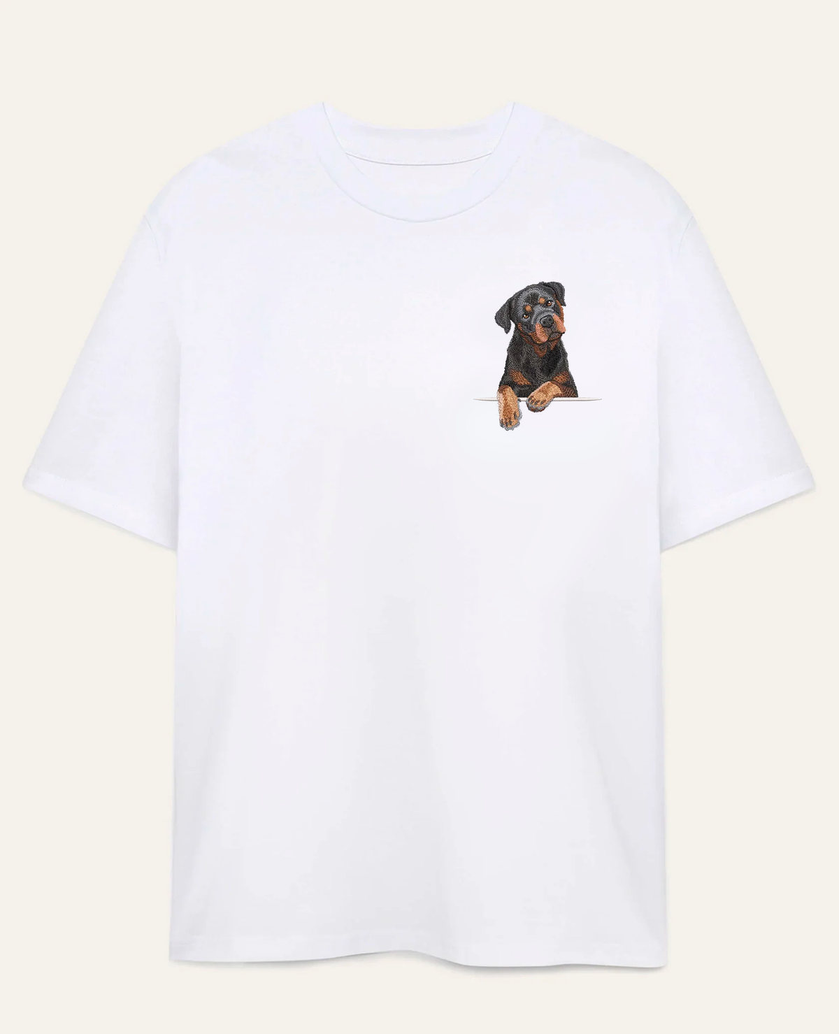 Rottweiler – koszulka z haftem
