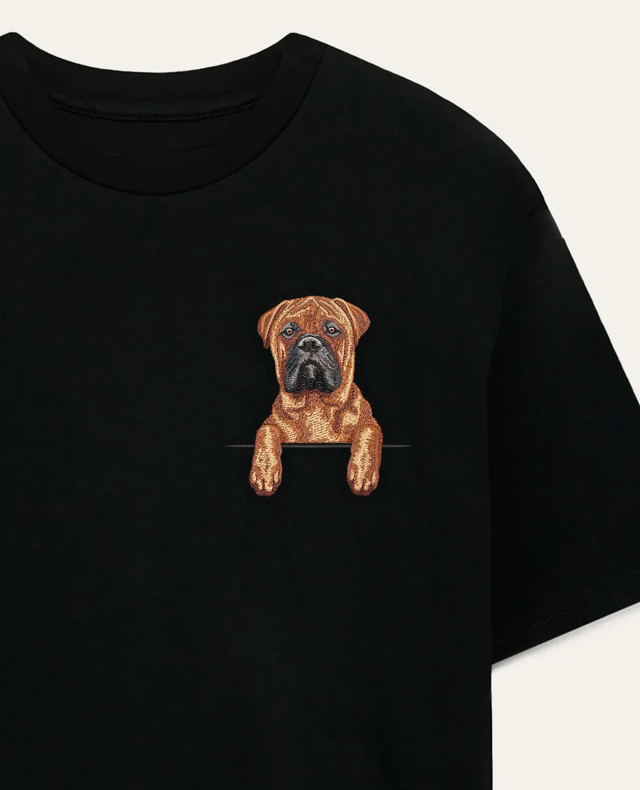 Bullmastiff – koszulka z haftem