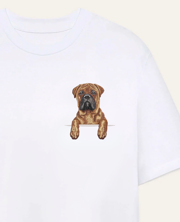 Bullmastiff – koszulka z haftem