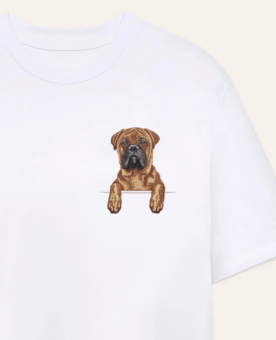 Bullmastiff – koszulka z haftem