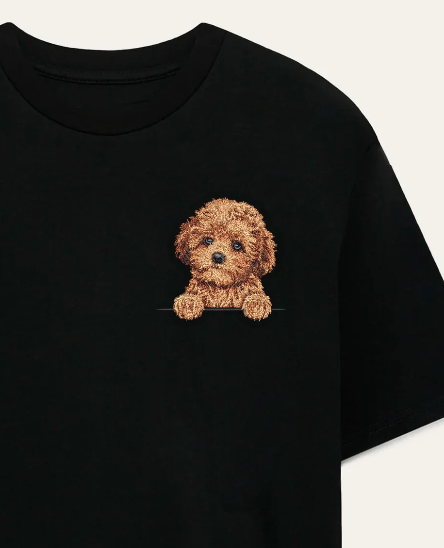 Maltipoo mini – koszulka z haftem