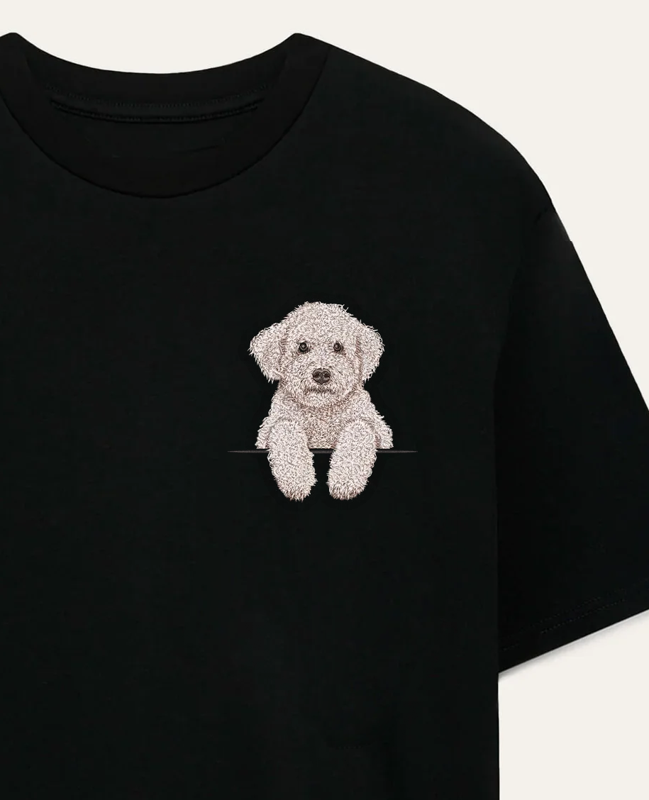 Lagotto romagnolo (kremowy) – koszulka z haftem