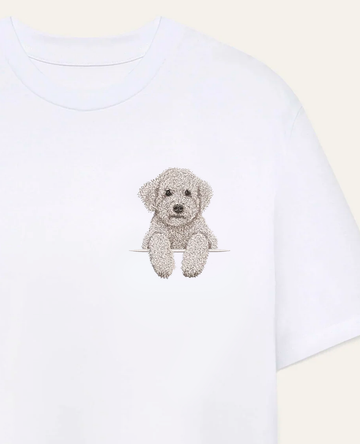 Lagotto romagnolo (kremowy) – koszulka z haftem