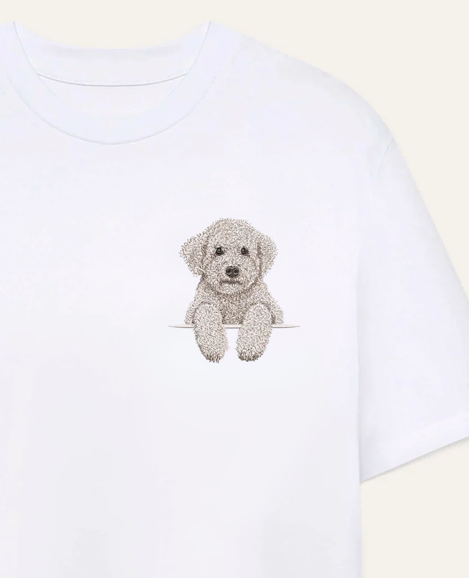Lagotto romagnolo (kremowy) – koszulka z haftem