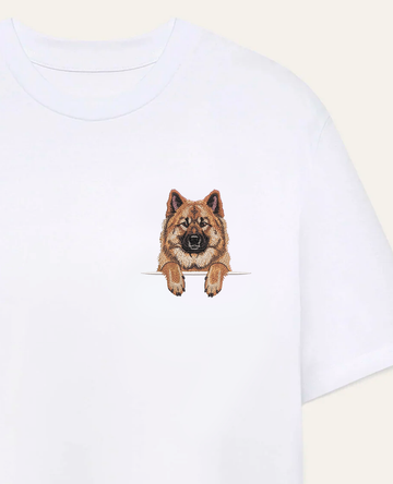 Eurasier (rudy) – koszulka z haftem