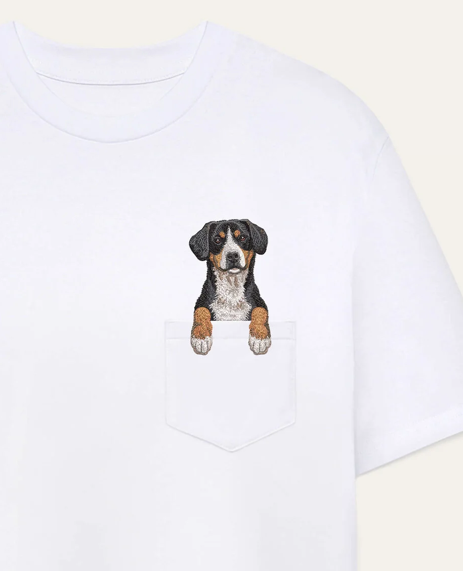 Koszulka z haftem Entlebucher sennenhund