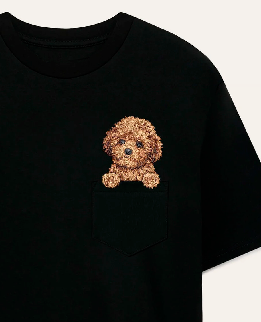 Koszulka z haftem Maltipoo mini