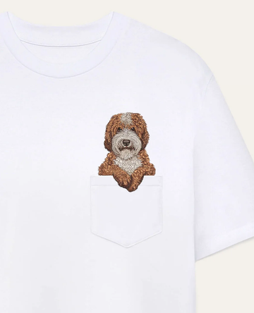 Koszulka z haftem Labradoodle (2)